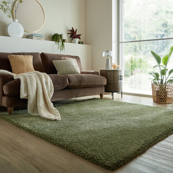 Cosy Soft Shaggy Square Rug - image 1