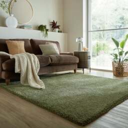 Cosy Soft Shaggy Square Rug - thumbnail 1