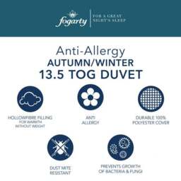 Fogarty Extra Warm Anti-Allergy 13.5 Tog Winter Duvet - thumbnail 2