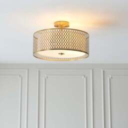 Vogue Tolna 3 Light Semi Flush Ceiling Light - thumbnail 3