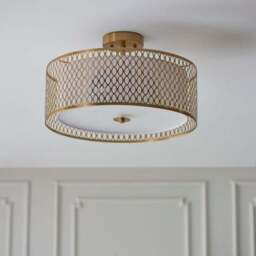 Vogue Tolna 3 Light Semi Flush Ceiling Light - thumbnail 2