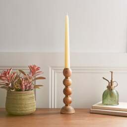 Wooden Candlestick Holder - thumbnail 1