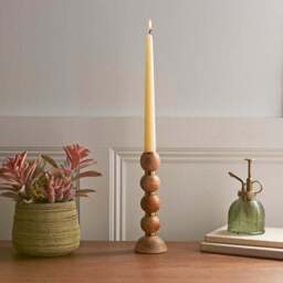 Wooden Candlestick Holder - thumbnail 2