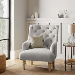 Arianna Button Back Accent Chair - thumbnail 1