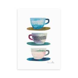East End Prints Coffee Cups Print - thumbnail 2