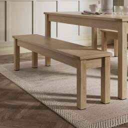 Olney 6 Seater Dining Table and Bench Set - thumbnail 3