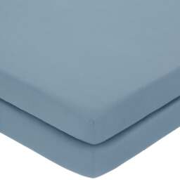 Pack of 2 Pure Cotton Toddler Fitted Sheets - thumbnail 1