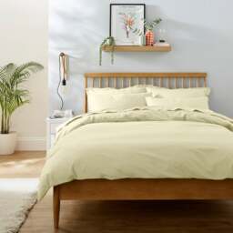 Pure Cotton Plain Dye Duvet Cover - thumbnail 1