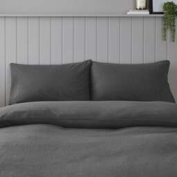 Soft & Cosy 100% Brushed Cotton Kingsize Standard Pillowcase Pair
