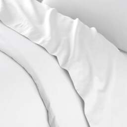 Hotel Cotton Sateen 400 Thread Count Flat Sheet - thumbnail 1