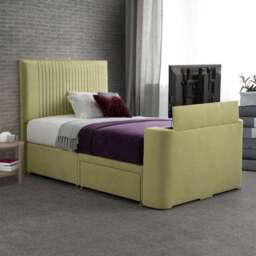Sweet Dreams Venice Vertical Pleated TV Bed - thumbnail 1