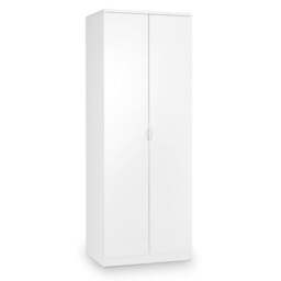 Manhattan Double Wardrobe, White - thumbnail 1