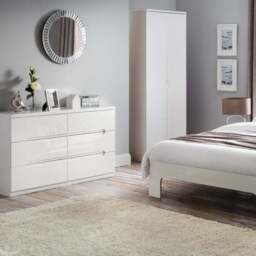 Manhattan Double Wardrobe, White - thumbnail 5