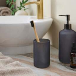Hotel Glass Toothbrush Holder - thumbnail 1
