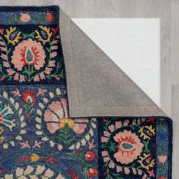 Hani Floral Wool Rug - thumbnail 3