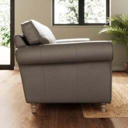 Flori Classic Leather 3 Seater Sofa - thumbnail 2
