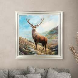 Artko Noble Stag by Chris Sharp Framed Print