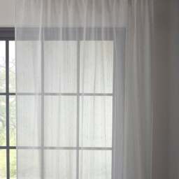 Reluxed Metallic Slot Top Single Voile Panel - thumbnail 1