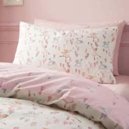 Belle & Boo Ballerina 100% Cotton Duvet & Pillowcase Set - thumbnail 3