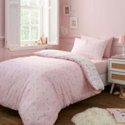 Belle & Boo Ballerina 100% Cotton Duvet & Pillowcase Set - thumbnail 2