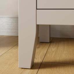 Lynton 2 Drawer Wide Tall Bedside Table - thumbnail 5