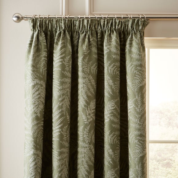 Churchgate Fern Pencil Pleat Curtains - image 1