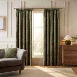 Churchgate Fern Pencil Pleat Curtains - thumbnail 2