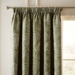 Churchgate Fern Pencil Pleat Curtains - thumbnail 1