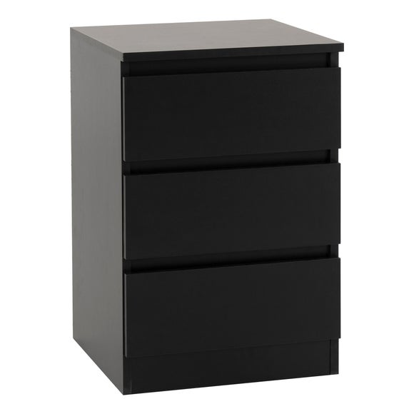 Walker 3 Drawer Bedside Table - image 1