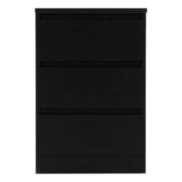 Walker 3 Drawer Bedside Table - thumbnail 2