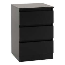 Walker 3 Drawer Bedside Table - thumbnail 1