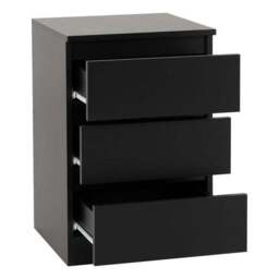 Walker 3 Drawer Bedside Table - thumbnail 3