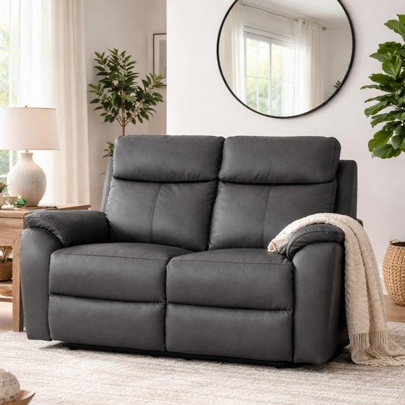 Aspire Kingsmere Leather Power Recliner 2 Seater Sofa - image 1