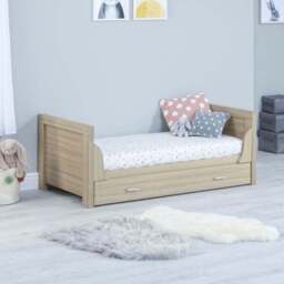 Babymore Luno Cot Bed with Drawer - thumbnail 3