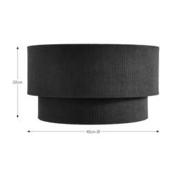 Peyton Cord Two Tier Lamp Shade - thumbnail 4