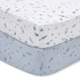 Set of 2 To The Moon Fitted Bed Sheet - thumbnail 3