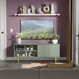 "Harborne Wide TV Unit for TVs up to 65""" - thumbnail 1