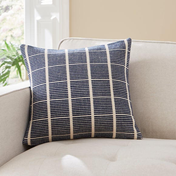 Elements Woven Squares Check Cushion - image 1
