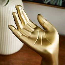 Gold Resin Hand Ornament - thumbnail 2