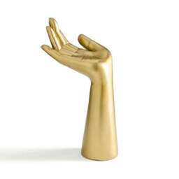 Gold Resin Hand Ornament - thumbnail 3