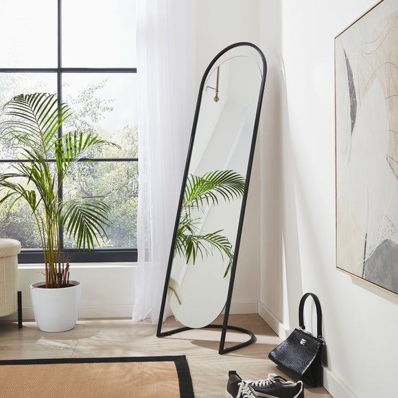 Modern Arched Full Length Free Standing Mirror - image 1