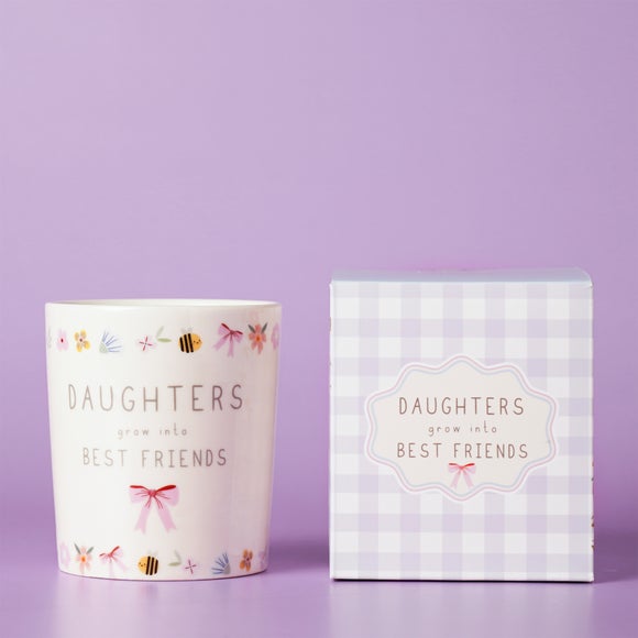 Love Life Daughters Lychee & Raspberry Ceramic Candle - image 1