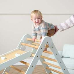 Tutti Bambini Scala Montessori 3 in 1 Pikler Climbing Frame with Climbing Wall - thumbnail 3