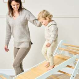 Tutti Bambini Scala Montessori 3 in 1 Pikler Climbing Frame with Climbing Wall - thumbnail 6