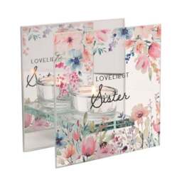 The Cottage Garden Floral Glass Tealight Holder - thumbnail 5