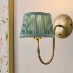 Polly Pleated Drum Lamp Shade - thumbnail 1