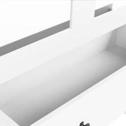 Lynton 5 Door Wardrobe, White - thumbnail 6