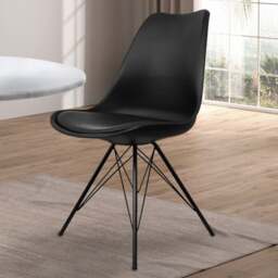 Fusion Living Soho Plastic Dining Chair - thumbnail 1