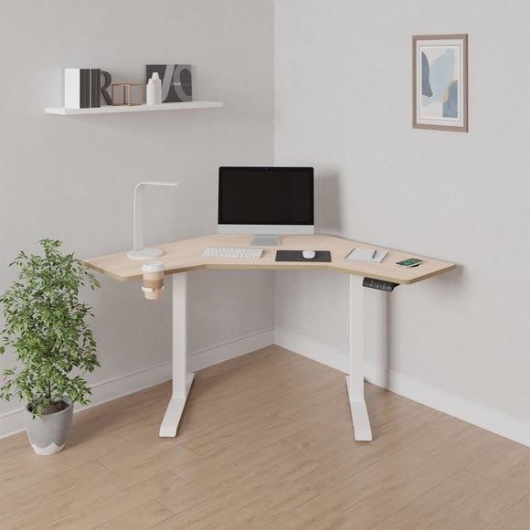 Gino Corner Height Adjustable Desk - image 1