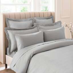 Dorma Smooth & Soft 300 Thread Count 100% Cotton Sateen Kingsize Oxford Pillowcase - thumbnail 2